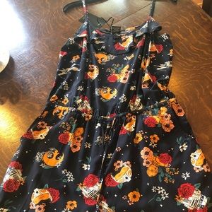 Her universe floral rebellion Star Wars romper